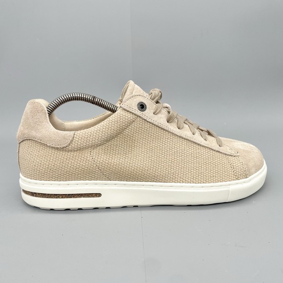 Birkenstock Womens 11 Bend Low Sneaker Shoes Sandcastle Canvas Suede Comfort - Picture 1 of 16